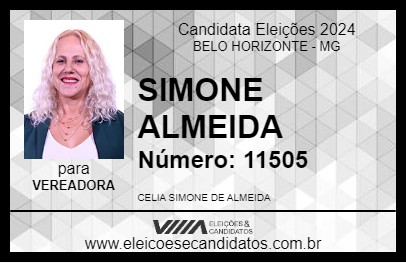 Candidato SIMONE ALMEIDA 2024 - BELO HORIZONTE - Eleições