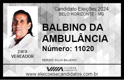 Candidato BALBINO DA AMBULÂNCIA 2024 - BELO HORIZONTE - Eleições