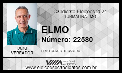 Candidato ELMO 2024 - TURMALINA - Eleições