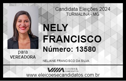 Candidato NELY FRANCISCO 2024 - TURMALINA - Eleições