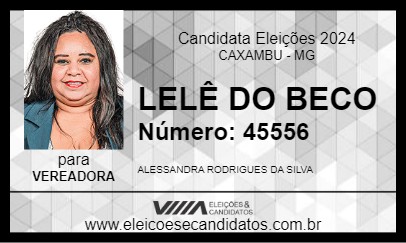 Candidato LELÊ DO BECO 2024 - CAXAMBU - Eleições