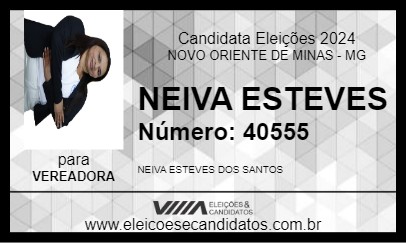 Candidato NEIVA ESTEVES 2024 - NOVO ORIENTE DE MINAS - Eleições