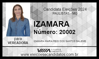 Candidato IZAMARA 2024 - PAULISTAS - Eleições