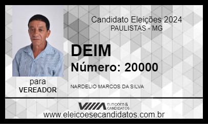 Candidato DEIM 2024 - PAULISTAS - Eleições