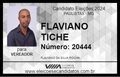 Candidato FLAVIANO TICHE 2024 - PAULISTAS - Eleições