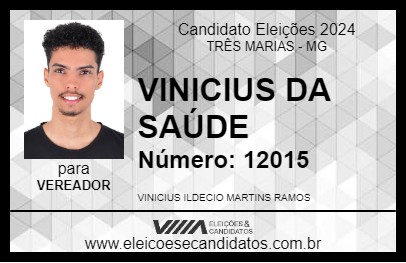 Candidato VINICIUS DA SAÚDE 2024 - TRÊS MARIAS - Eleições