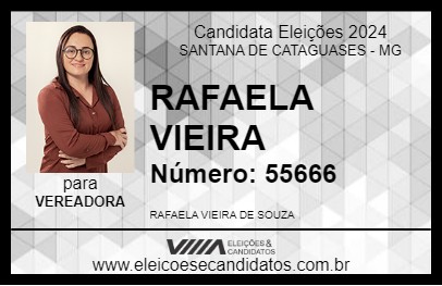 Candidato RAFAELA VIEIRA 2024 - SANTANA DE CATAGUASES - Eleições