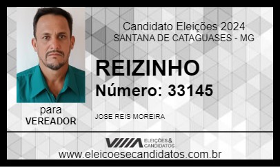 Candidato REIZINHO 2024 - SANTANA DE CATAGUASES - Eleições