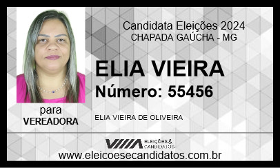 Candidato ELIA VIEIRA 2024 - CHAPADA GAÚCHA - Eleições