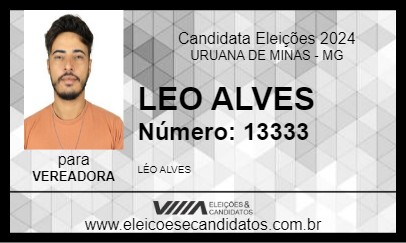 Candidato LEO ALVES 2024 - URUANA DE MINAS - Eleições