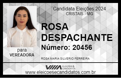 Candidato ROSA DESPACHANTE 2024 - CRISTAIS - Eleições