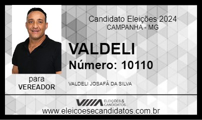 Candidato VALDELI 2024 - CAMPANHA - Eleições