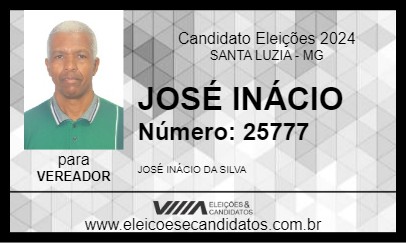 Candidato JOSÉ DAS COUVES 2024 - SANTA LUZIA - Eleições