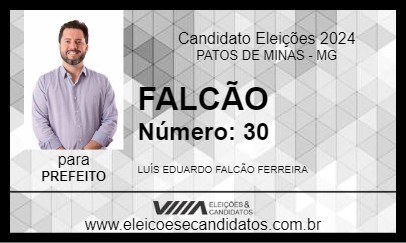 Candidato FALCÃO 2024 - PATOS DE MINAS - Eleições