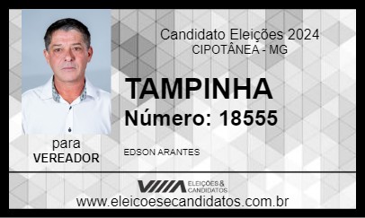 Candidato TAMPINHA 2024 - CIPOTÂNEA - Eleições