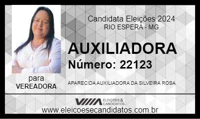 Candidato AUXILIADORA 2024 - RIO ESPERA - Eleições