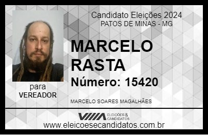 Candidato MARCELO RASTA 2024 - PATOS DE MINAS - Eleições