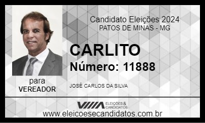 Candidato CARLITO 2024 - PATOS DE MINAS - Eleições