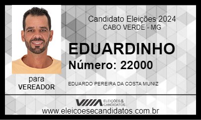 Candidato EDUARDINHO 2024 - CABO VERDE - Eleições