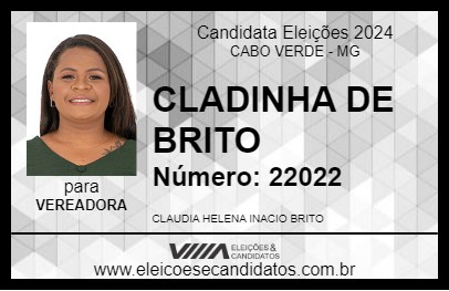 Candidato CLAUDINHA DE BRITO 2024 - CABO VERDE - Eleições