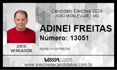 Candidato ADINEI FREITAS 2024 - JOÃO MONLEVADE - Eleições