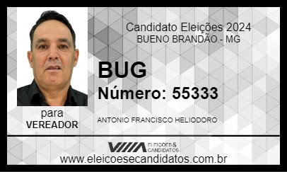 Candidato BUG 2024 - BUENO BRANDÃO - Eleições