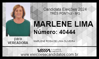 Candidato MARLENE LIMA 2024 - TRÊS PONTAS - Eleições