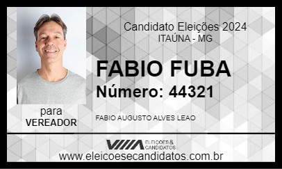 Candidato FABIO FUBA 2024 - ITAÚNA - Eleições