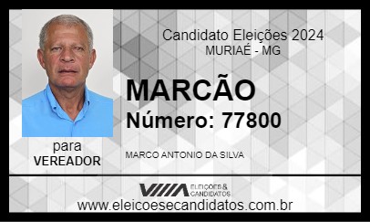 Candidato MARCÃO 2024 - MURIAÉ - Eleições