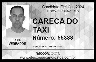 Candidato CARECA DO TAXI 2024 - NOVA SERRANA - Eleições