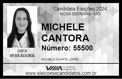 Candidato MICHELE CANTORA 2024 - NOVA SERRANA - Eleições