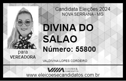 Candidato DIVINA DO SALAO 2024 - NOVA SERRANA - Eleições