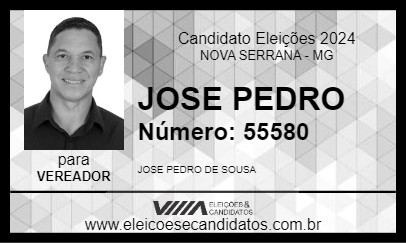 Candidato JOSE PEDRO 2024 - NOVA SERRANA - Eleições