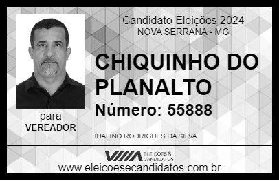 Candidato CHIQUINHO DO PLANALTO 2024 - NOVA SERRANA - Eleições