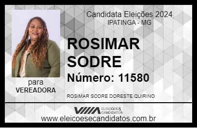 Candidato ROSIMAR SODRE 2024 - IPATINGA - Eleições