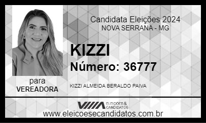 Candidato KIZZI 2024 - NOVA SERRANA - Eleições