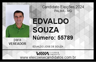 Candidato EDVALDO SOUZA 2024 - PALMA - Eleições