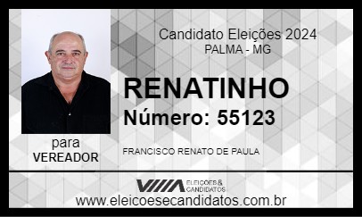 Candidato RENATINHO 2024 - PALMA - Eleições