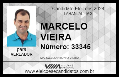 Candidato MARCELO VIEIRA 2024 - LARANJAL - Eleições