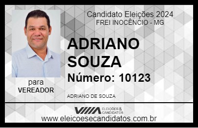 Candidato ADRIANO SOUZA 2024 - FREI INOCÊNCIO - Eleições