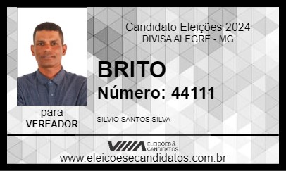 Candidato BRITO 2024 - DIVISA ALEGRE - Eleições