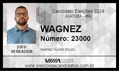 Candidato WAGNEZ 2024 - JUATUBA - Eleições