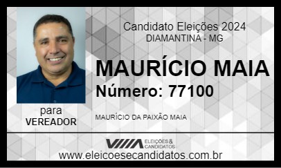 Candidato MAURÍCIO MAIA 2024 - DIAMANTINA - Eleições