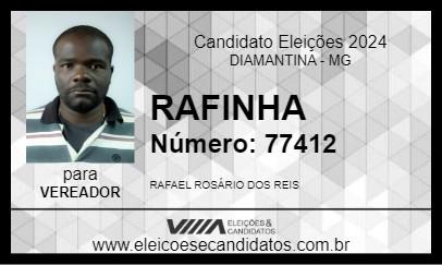 Candidato RAFINHA 2024 - DIAMANTINA - Eleições