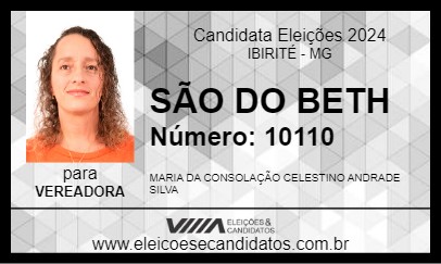 Candidato SÃO DO BETH 2024 - IBIRITÉ - Eleições