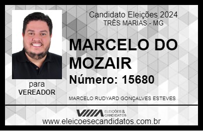 Candidato MARCELO DO MOZAIR 2024 - TRÊS MARIAS - Eleições