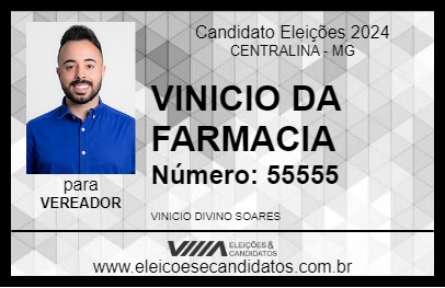 Candidato VINICIO DA FARMACIA 2024 - CENTRALINA - Eleições