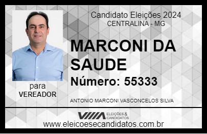 Candidato MARCONI DA SAUDE 2024 - CENTRALINA - Eleições