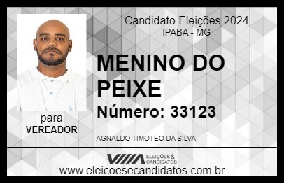 Candidato MENINO DO PEIXE 2024 - IPABA - Eleições