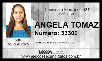 Candidato ANGELA TOMAZ 2024 - IPABA - Eleições